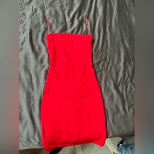 MESHKI red XS mini dress bodycon